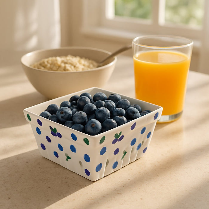 Fox Run Ceramic Berry Baskets, Set of 2