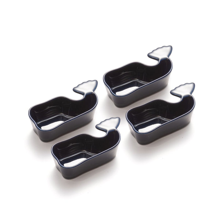 Fox Run Whale-Shaped Condiment Cups, Set of 4
