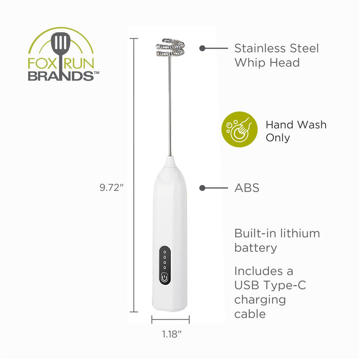 Fox Run Rechargeable Milk Frother