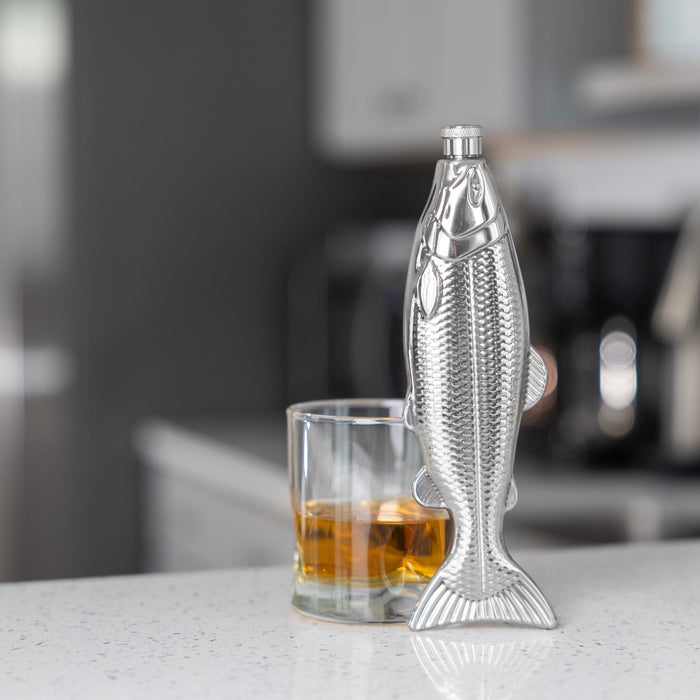 Fox Run Stainless Steel Fish Flask