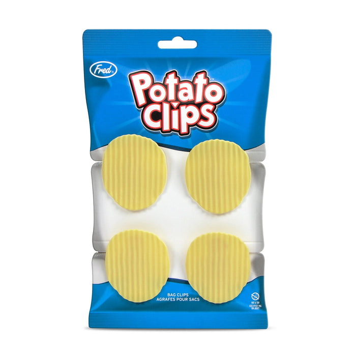 Fred & Friends Potato Clips Chip Bag Clips, Set of 4