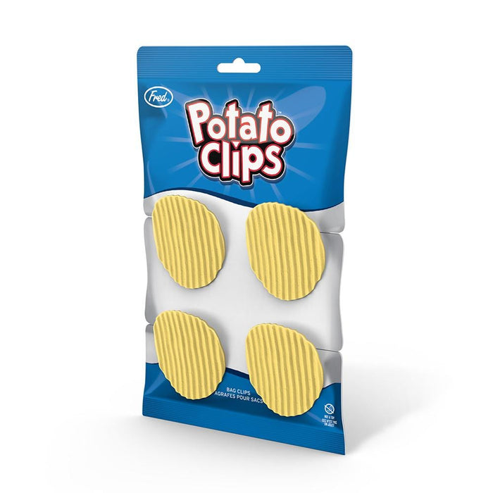 Fred & Friends Potato Clips Chip Bag Clips, Set of 4