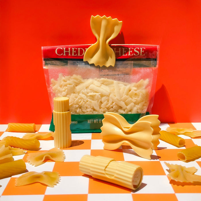 Fred & Friends Snackaroni Pasta Bag Clips, Set of 4