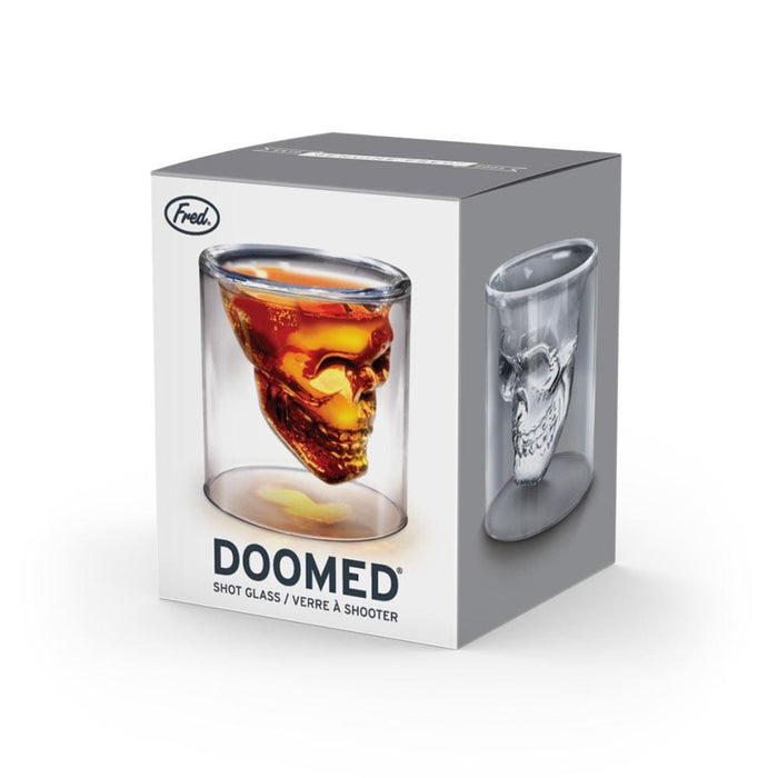 Fred & Friends Doomed Skull Shot Glass, 2.5 oz