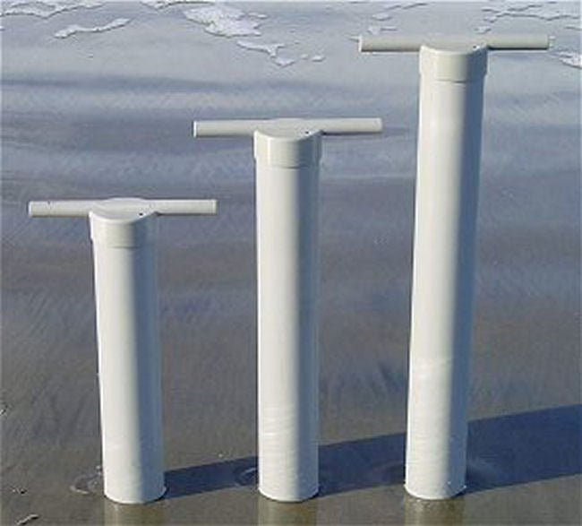 24" Junior PVC Razor Clam Gun | 4" Diameter Youth & Compact Clam Digger