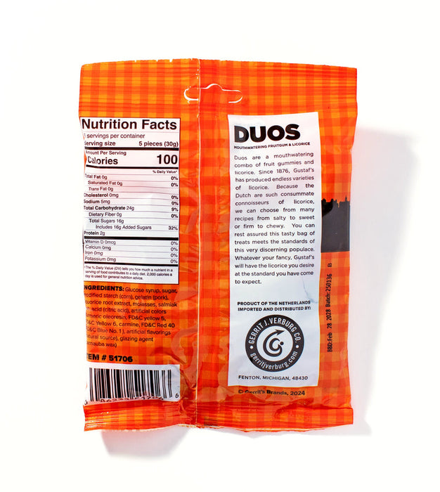 Gustaf's Dutch Licorice Duos — 5.29 oz