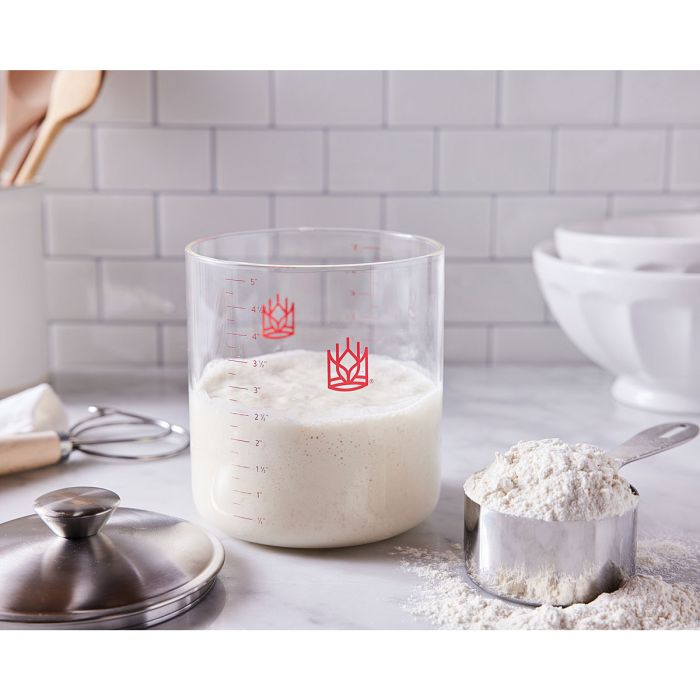 King Arthur Baking Glass Sourdough Starter Crock - 1.5 Quart