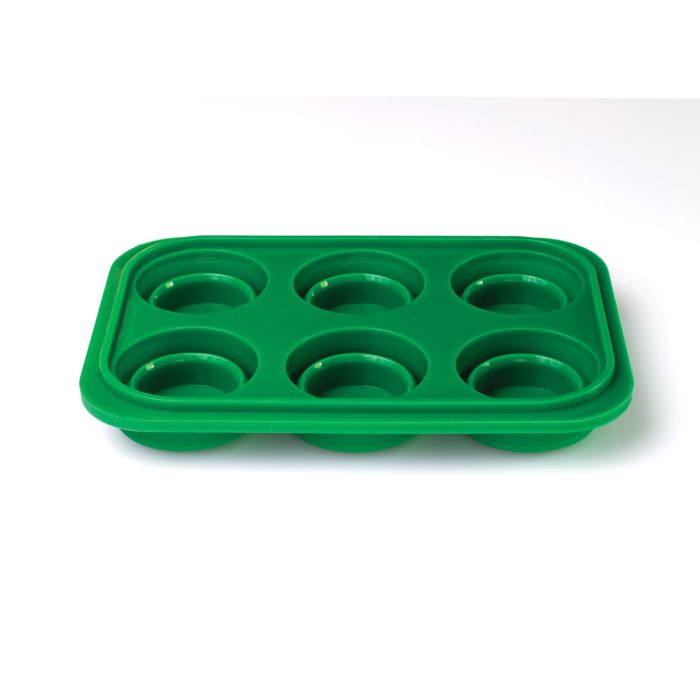 HIC Kitchen Prep-N-Freeze Mini Meal Prep Tray - Six 2 oz Portions