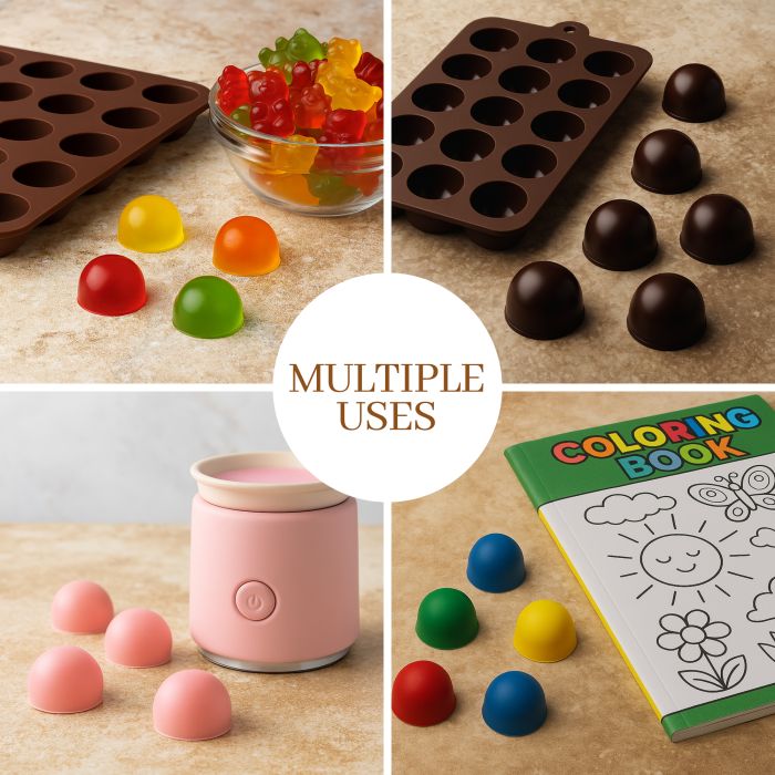 Mrs. Anderson's Baking Silicone Truffle Chocolate Mold - 18 Cavities
