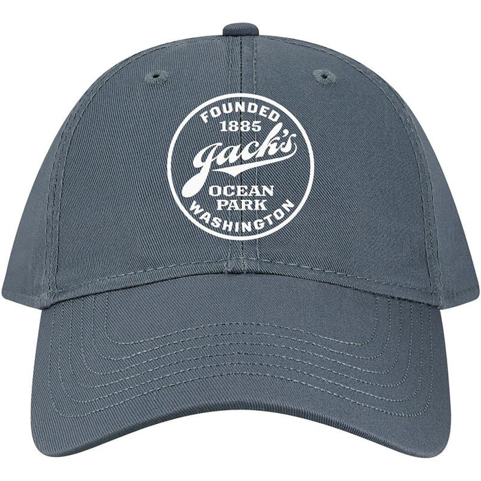 Jack's Country Store Logo Hat - Indigo Blue Baseball Cap with Embroidered Logo