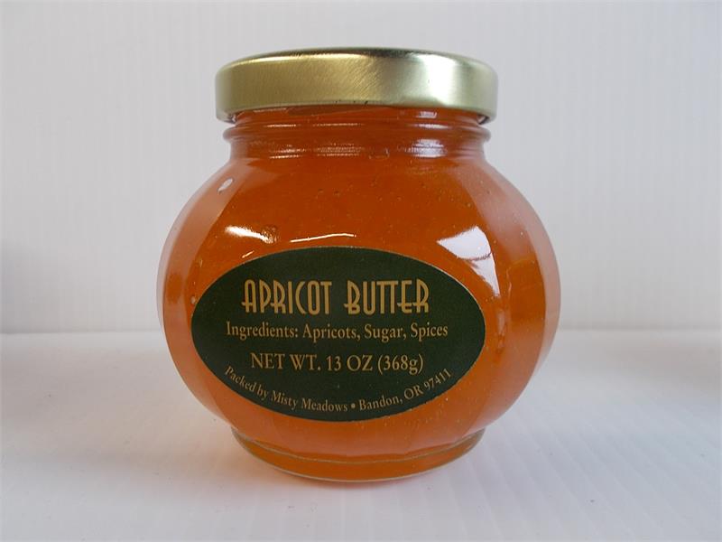 Oregon Coast Jams Sweet Apricot Butter 13 oz - Small Batch Fruit Spread