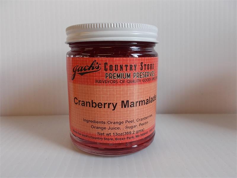 Oregon Coast Jams Cranberry Orange Marmalade 13 oz - Small Batch Artisan Spread