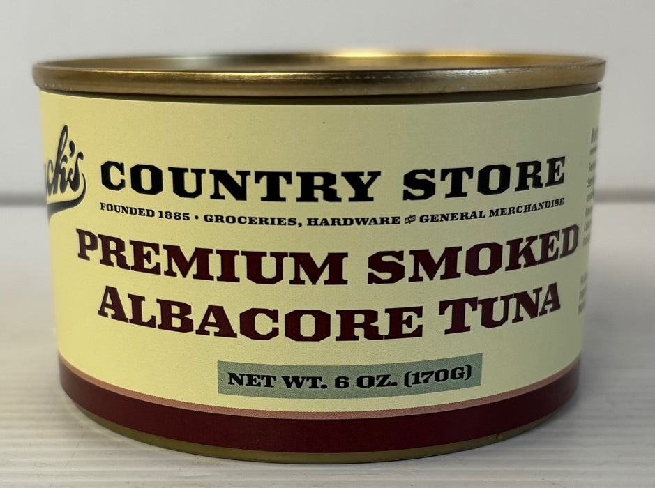 Jack's Premium Smoked White Albacore Tuna - 8 oz Wild Caught, Gourmet Smoked for Salads & Appetizers