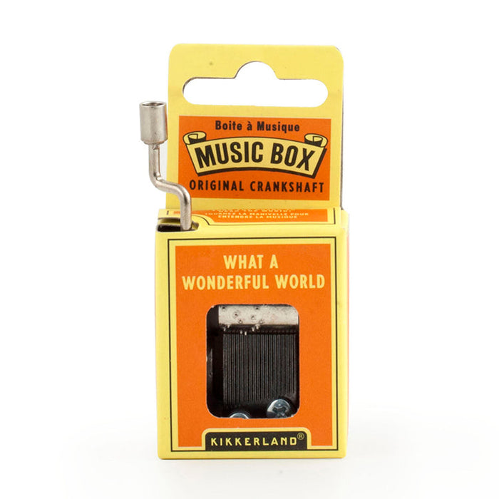 What A Wonderful World Crank Music Box