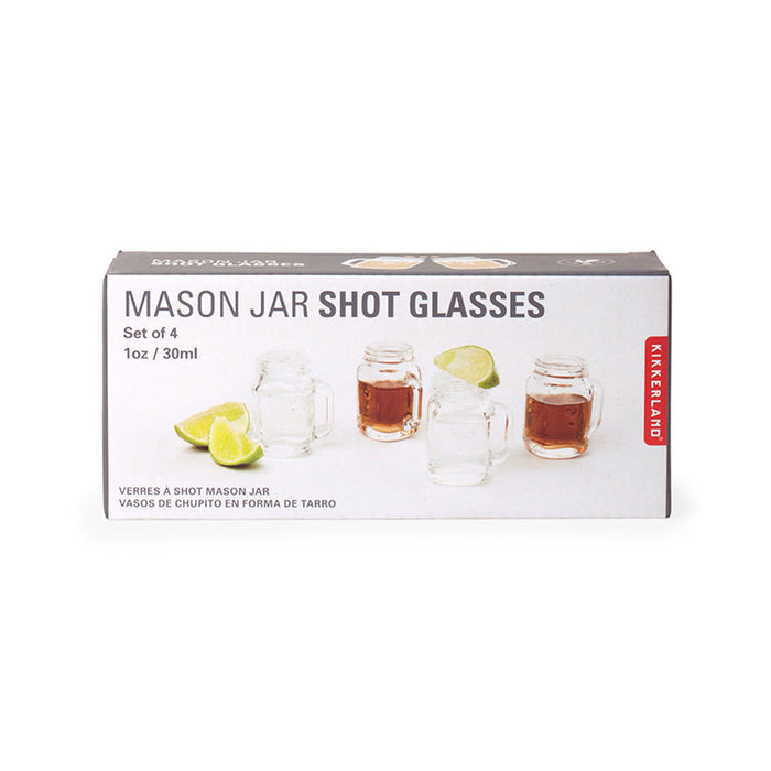 Mason Jar Shot Glasses, Set of 4