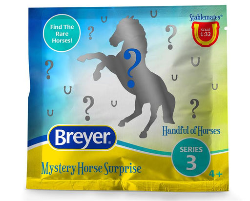 mystery hunt foil  blind bag with shadow of rearing horse image