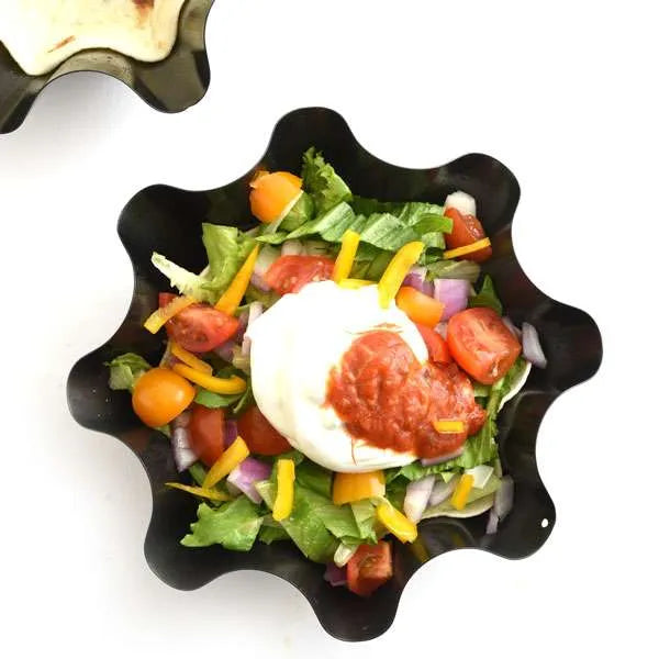 Norpro 1058 Mini Tortilla Bowl Makers - Set of 4 Nonstick Forms