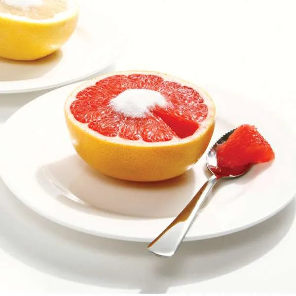 Stainless Steel Grapefruit Spoons with Serrated Edge - Set of 4