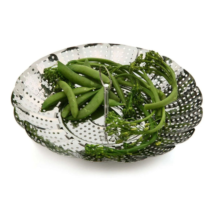 Norpro 175 Vegetable Steamer - Stainless Steel Collapsible Steamer Basket Insert
