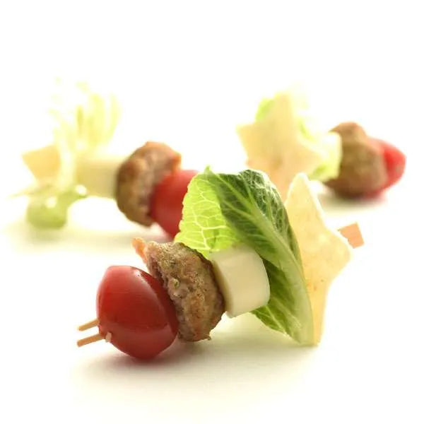 NorPro 72-Piece Bamboo Cocktail Forks - Eco-Friendly Appetizer Picks