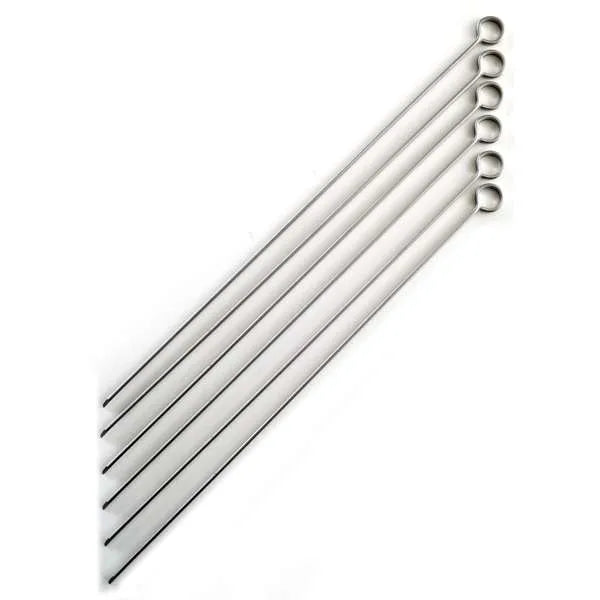 Stainless Steel Skewers for Grilling and Kabobs - Reusable