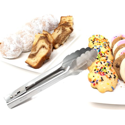 Norpro 1959 Stainless Steel Tongs 9 Inch - Multi-Purpose Kitchen Tool