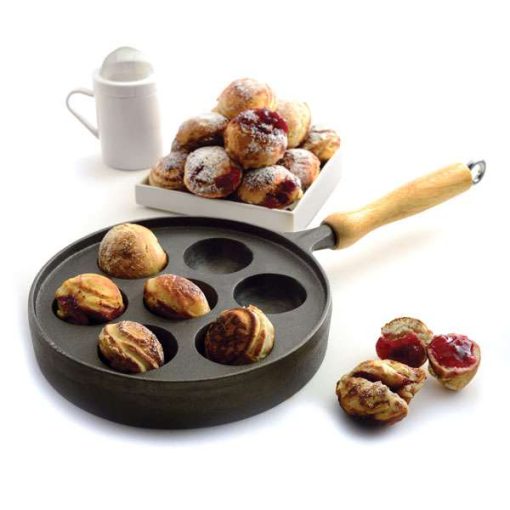 Norpro Cast Iron Aebleskiver Pan - Danish Pancake Puff Maker