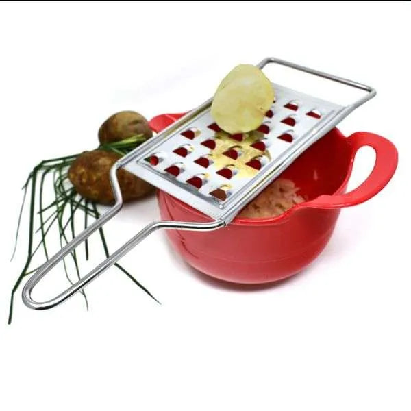 Norpro 355 Stainless Steel Potato Grater - Box Grater for Potatoes & Vegetables