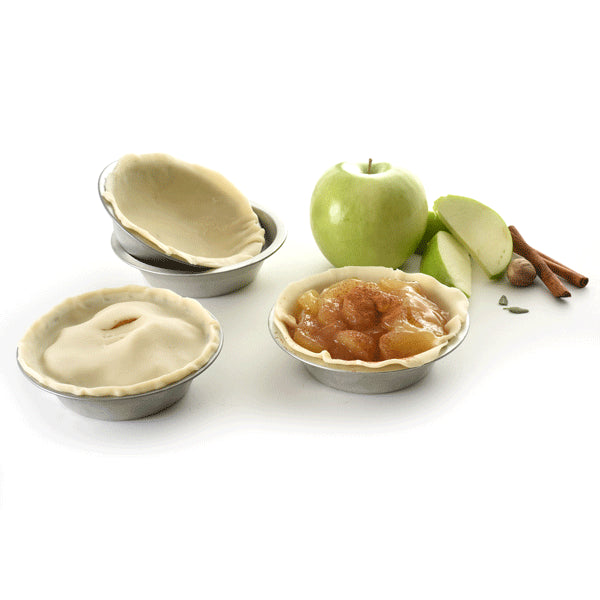 Mini Tin Pie Plates for Individual Pies and Tarts - Reusable Set