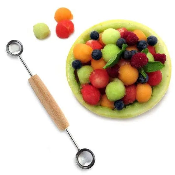 Norpro Double Melon Baller - Stainless Steel Fruit Scoop Tool