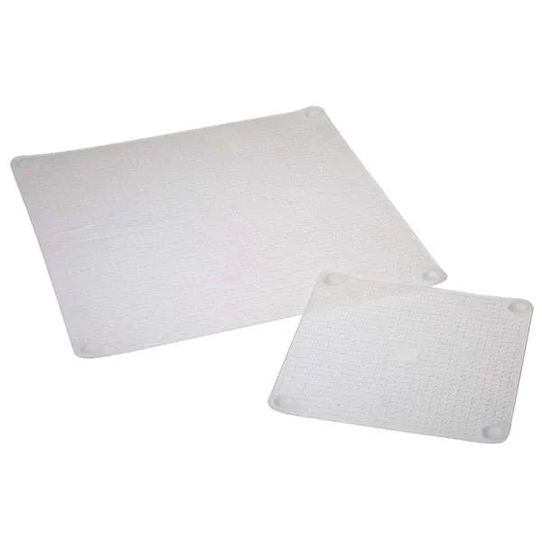 NorPro Silicone Stretch Bowl Covers - 2 Pack Clear Reusable Food Storage Lids