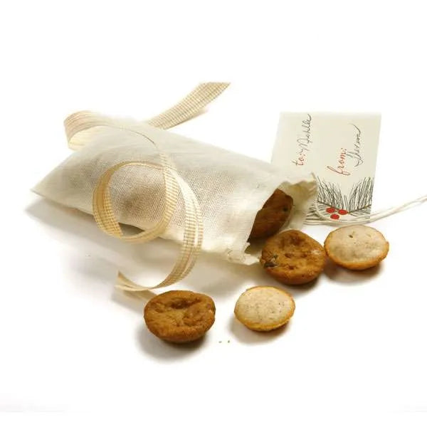 NorPro Cotton Brew Bags - 4 Pack Reusable Muslin Strainer Bags for Tea, Coffee, Spices