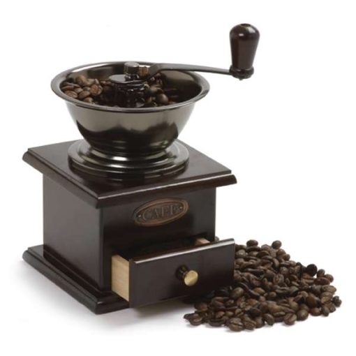 NorPro Manual Coffee Grinder - Adjustable Ceramic Burr Hand Crank Mill