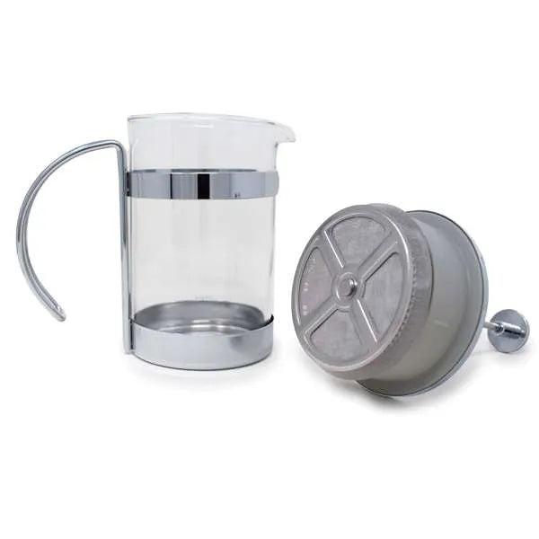 NorPro 6 Cup French Press - Glass Coffee and Tea Maker with Stainless Steel Filter