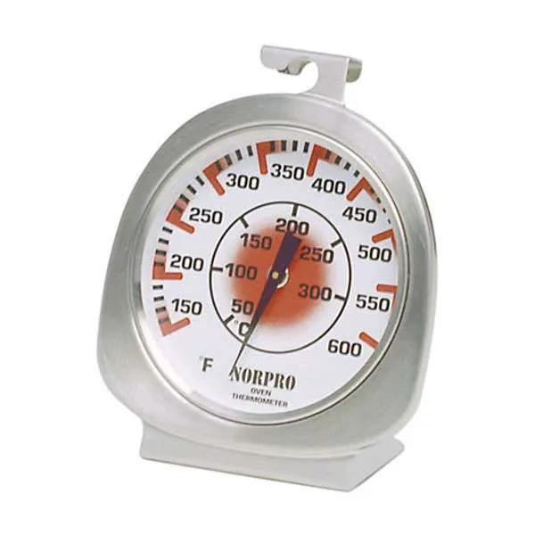 Norpro 5973 Oven Thermometer - Stainless Steel with Large Dial
