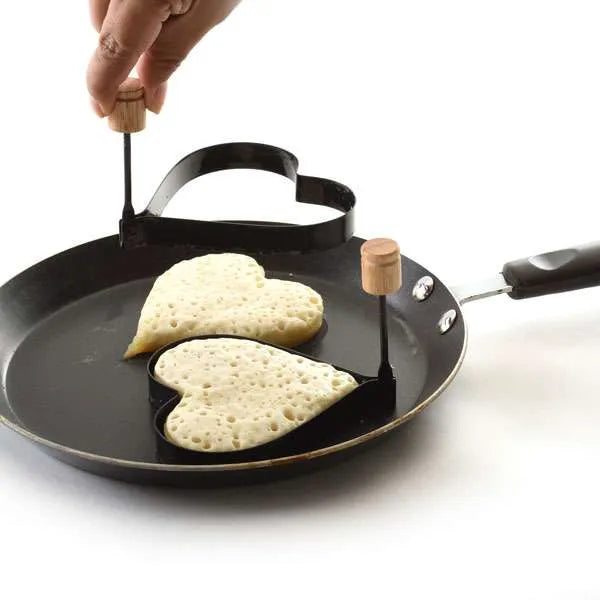 Norpro 980 Heart Rings - Nonstick Egg and Pancake Molds