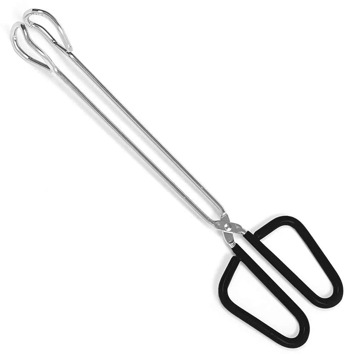 NorPro #1938 12" Metal Kitchen Tongs with  Vinyl-Coated Handles