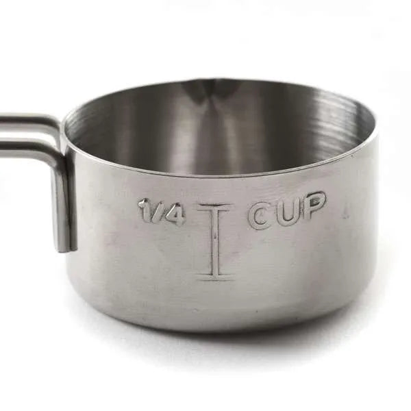 NorPro #3055 Stainless Steel Measuring Cups 4-Piece Set | Durable Kitchen Essential