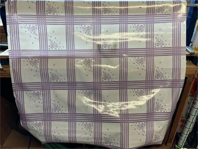 Oslo in Purple Oilcloth Fabric Full Bolt - 12 Continuous Yards, 47.5" Wide