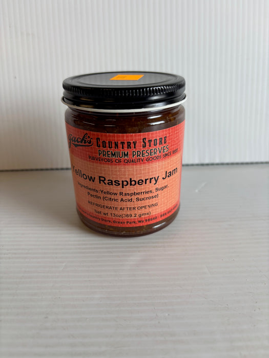 Pacific WestCoast Foods Yellow Raspberry Preserves 13 oz - Premium Small Batch Spread
