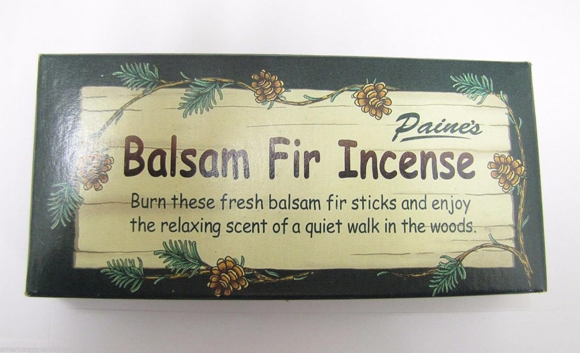 Paine's Products Balsam Fir Incense Sticks with Holder, 24 Piece