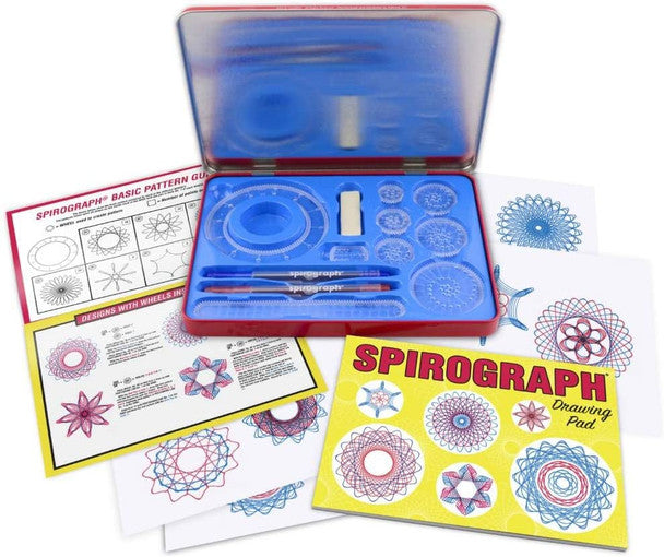 Spirograph Retro Set - Classic Geometric Drawing Kit for Kids & Adults Ages 8+