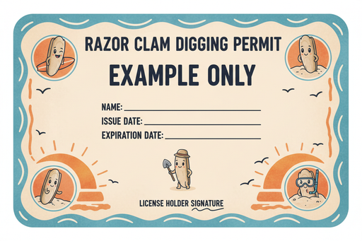 Razor Clam License - Example Only