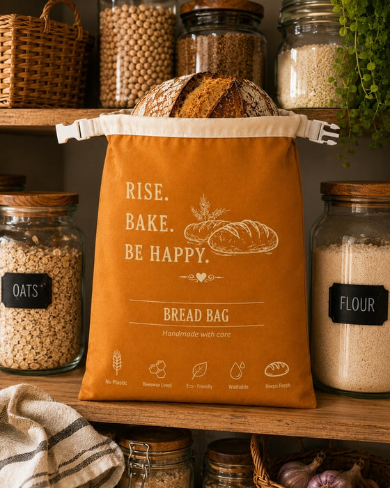 Beeswax-Lined Bread Bag