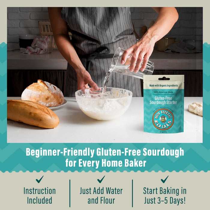 My Rustic Roots Organic Gluten-Free Sourdough Starter Culture