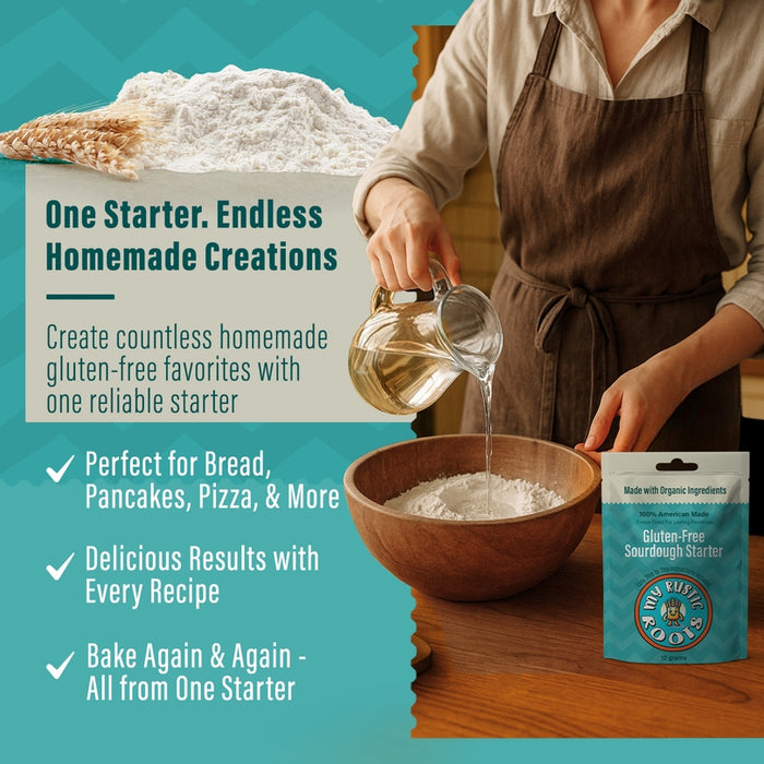 My Rustic Roots Organic Gluten-Free Sourdough Starter Culture