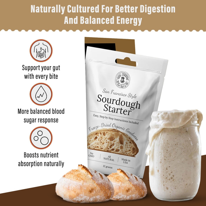 My Rustic Roots Organic Original Sourdough Starter Culture