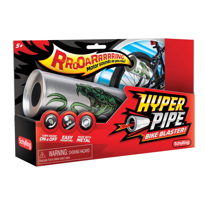 Schylling Hyper Pipe Bicycle Blaster - Bike Sound Effects Toy