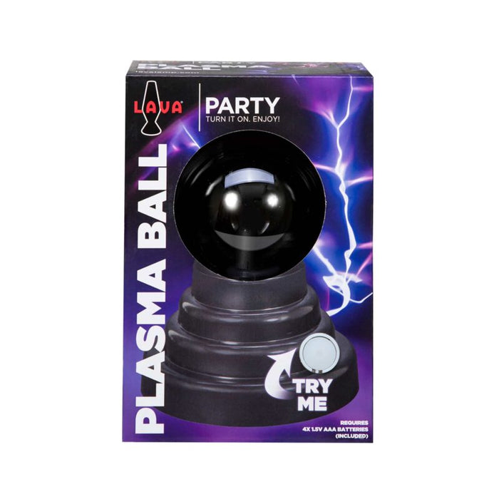 Lava Lamp Brand 3" Plasma Ball - Lightning Storm Science Toy & Desk Lamp
