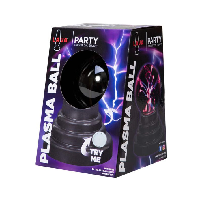Lava Lamp Brand 3" Plasma Ball - Lightning Storm Science Toy & Desk Lamp
